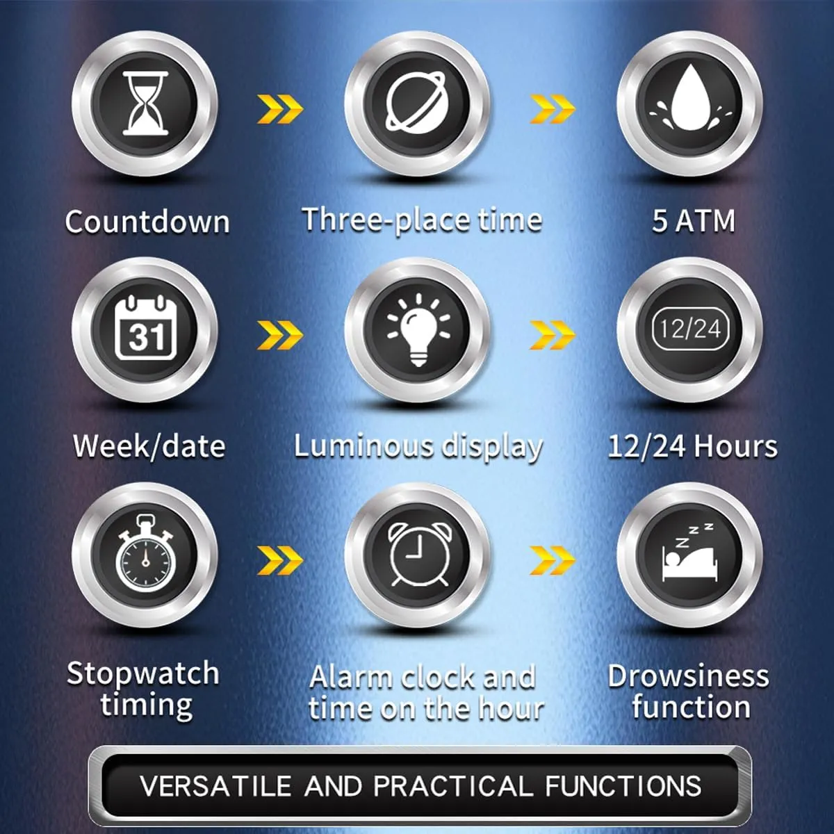 Watch Unique Fashion Tactical Watches with LED Stopwatch Countdown Alarm Curved Screen Relojes para Hombres findtime Men's Watch Sport Waterproof Watches conservative diameter innkeeper caterpillar Military Square Digital Analog Wrist 