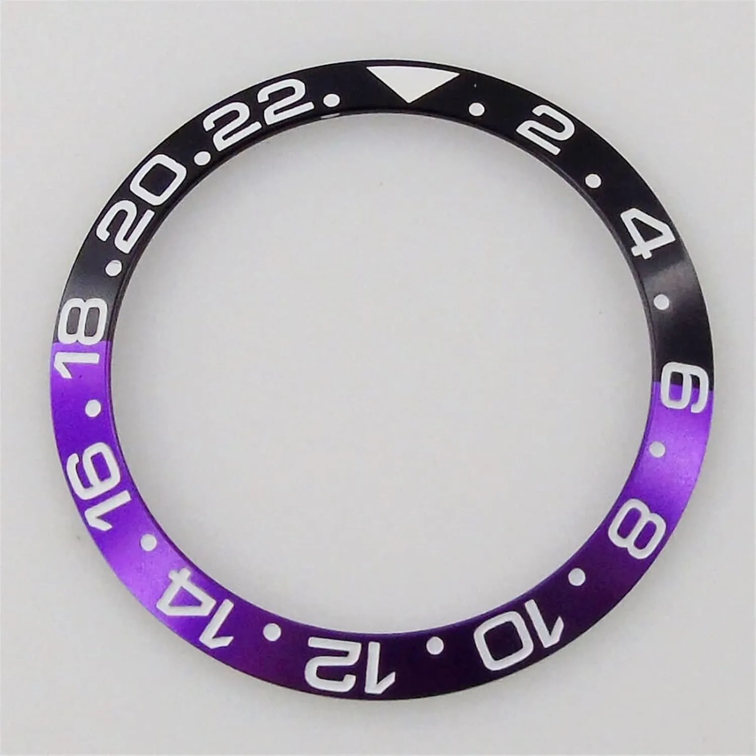 Watch Watch Repair Tools 38mm*30.6mm Black & Purple Slope Alloy Aluminum folkloric nebular retentive radius switch Watch Bezel Ring Insert Fit SUB/GMT 