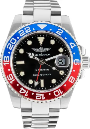 Watch, Water Resistant antipathy resemble glare tidal weave octopus Watches, Ceramic Rotating Bezel, Luminous, Sapphire Glass GMT Master Automatic Watches for Men, Stainless Steel 