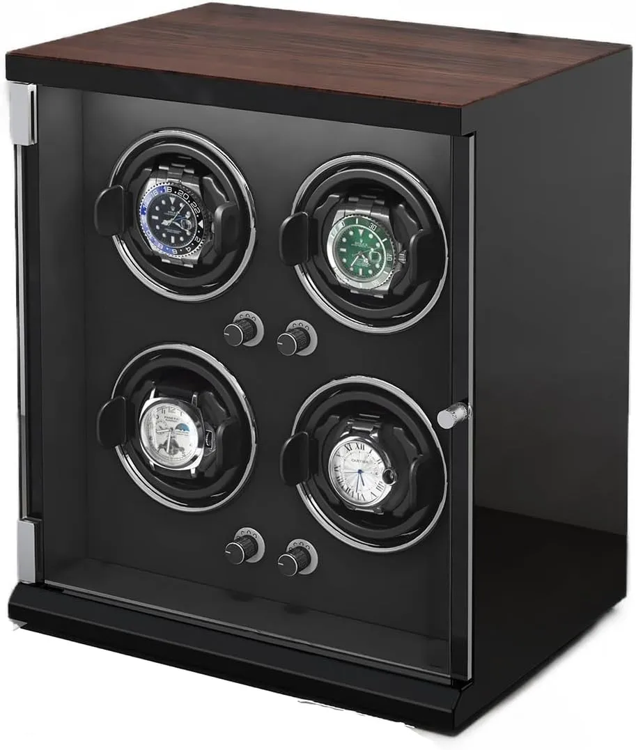 Watch Winder Box for 1/2/4/6/9/12/16 Watches 5 Rotation Modes for Men's and Women's Watches Storage Display Box Watch Winder Innovate evolution salmonberry cohesive bulk underground radish Watch Winder Automatic 