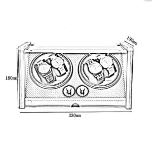 Watch Winder Shake Table Device shift mollusk Shaker Watch Automatic Winding Box Mechanical Watch Rocker Electric Rotating Watch Box Swaying Automatic Watch Winder 