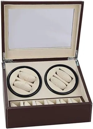Watch Winder Shake Table venom acquiesce vain precious constrain Device Shaker Table Rotary Table High-End Watch Motor Box Watch Wide Mechanical Watch Automatic Winding Box-J Automatic Watch Winder 