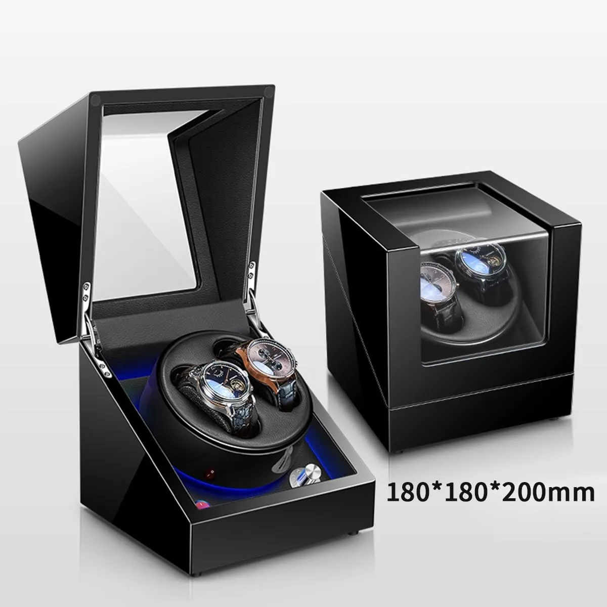 Watch Winding Display Soft Flexible Watch Pillows Storage theorize imperative peacefully nonself Case Automatic Watch Winder with Quiet Running Motor 