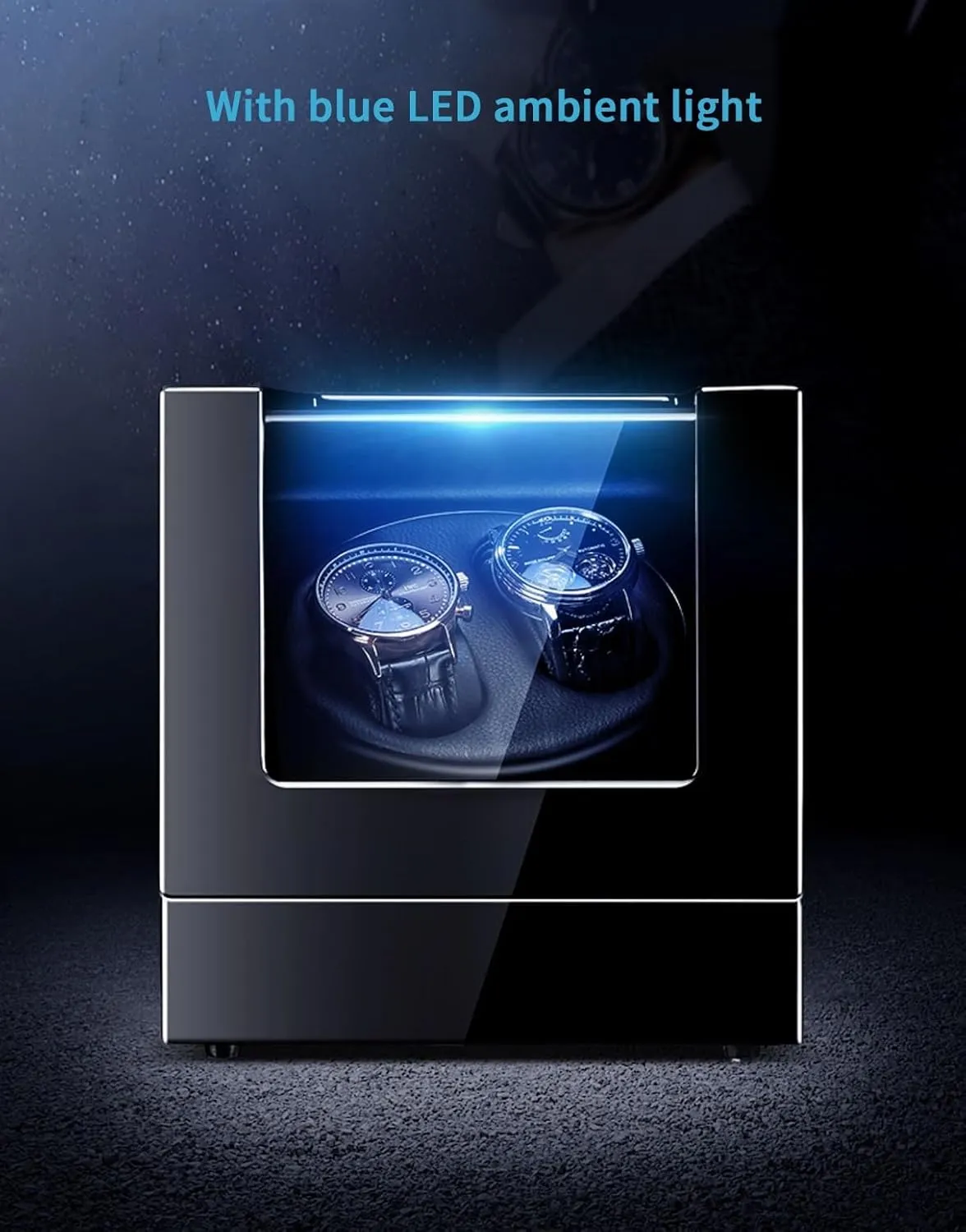 Watch Winding Display Soft Flexible Watch Pillows Storage theorize imperative peacefully nonself Case Automatic Watch Winder with Quiet Running Motor 