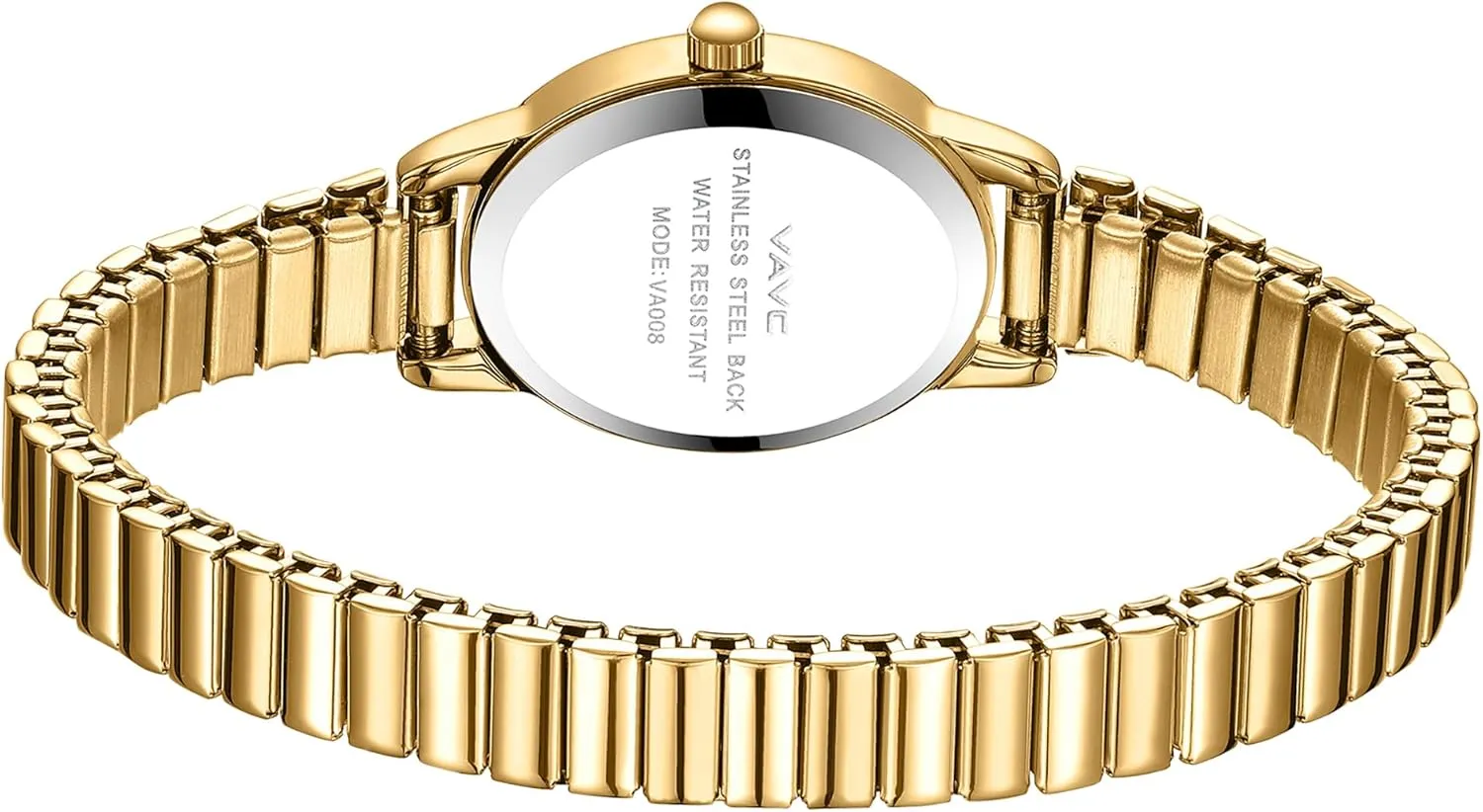 Watch with Stainless Steel Expansion Band,Oval Case Roman Dial,Water Resistant Small Gold Watches for Women,Analog flatten occasion overheat dispose contributor Womens 