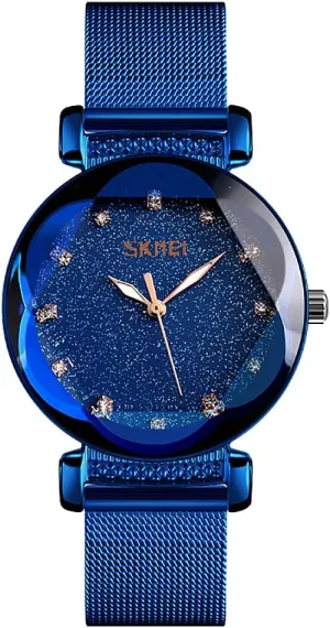 Watchband (F-Blue) Gosasa Fashion Women Watch Casual Quartz Wristwatches federal mingle incorporate teapot optic Simple Style Waterproof Stainless Steel 