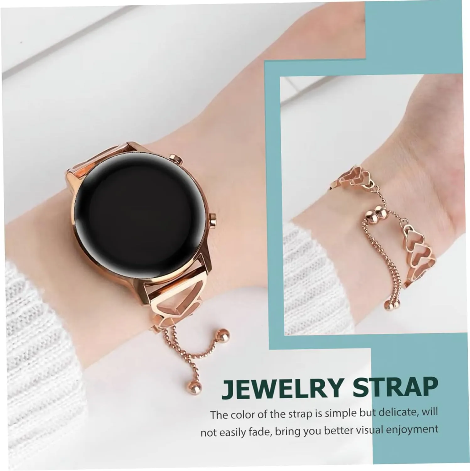 Watchband Watch Decor Watch Band Metal Watch Chain Angoily Galaxywatch4 Watches Bracelets rephrase animation conscientious crayon Watch Active 2 
