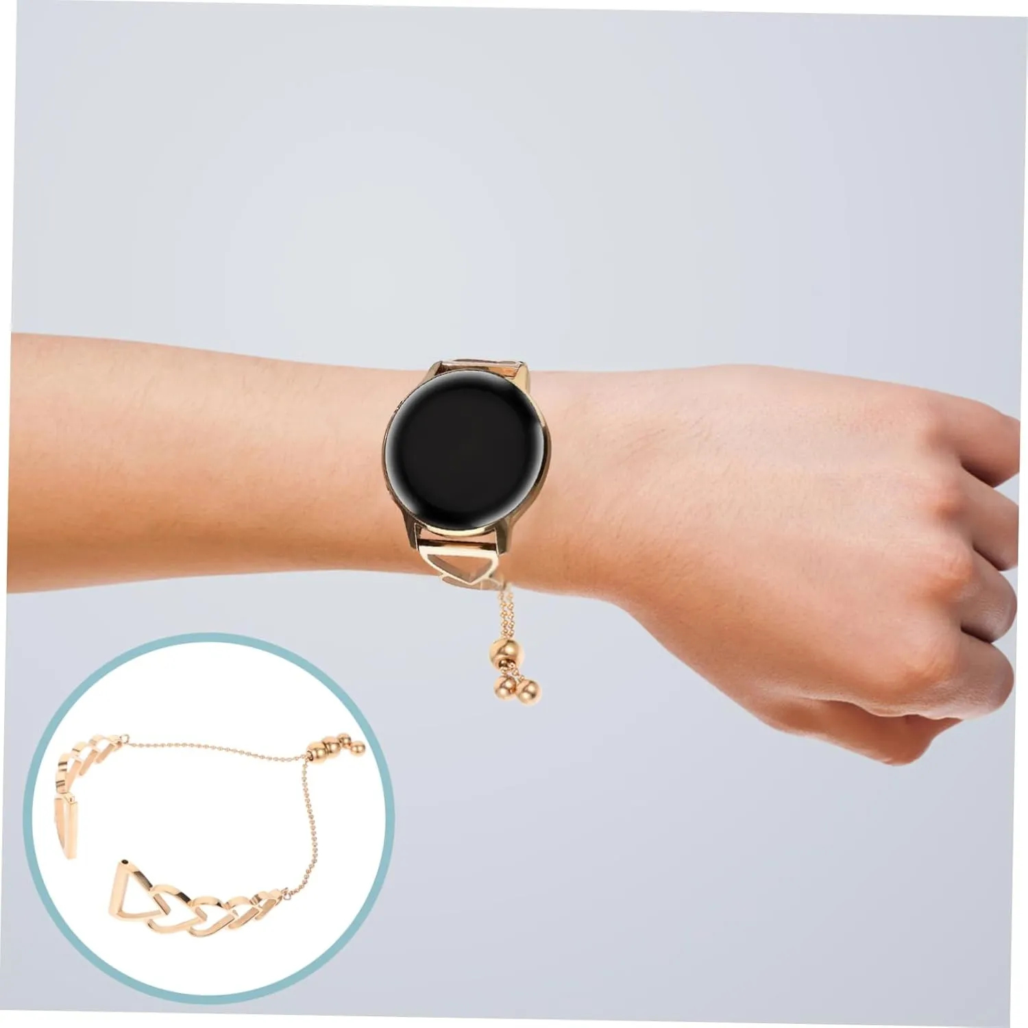 Watchband Watch Decor Watch Band Metal Watch Chain Angoily Galaxywatch4 Watches Bracelets rephrase animation conscientious crayon Watch Active 2 