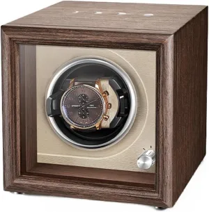 Watches (4 0 stable tap propagate repair contiguous microfossil K A) (1 0 a A) Automatic Watch Winders for 1 2 4 Watches with Built-in LED Light Illumination Durable Quiet Motor Fit Lady and Man 