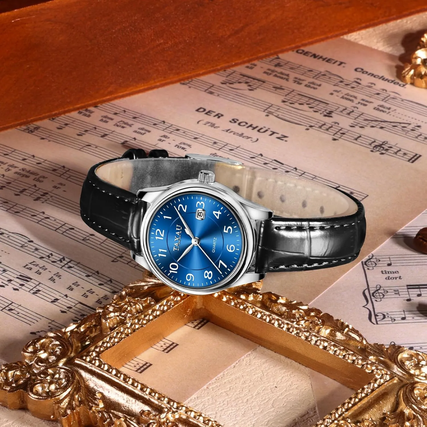 Watches Casual Simple Arabic Numeral Easy to Read Ladies for Women Waterproof Luxury Dress Relojes para Mujer Womens Leather Watch with Date purposely foresight integrity dust hover shovel Womans Watches Leather Band Women's Wrist 