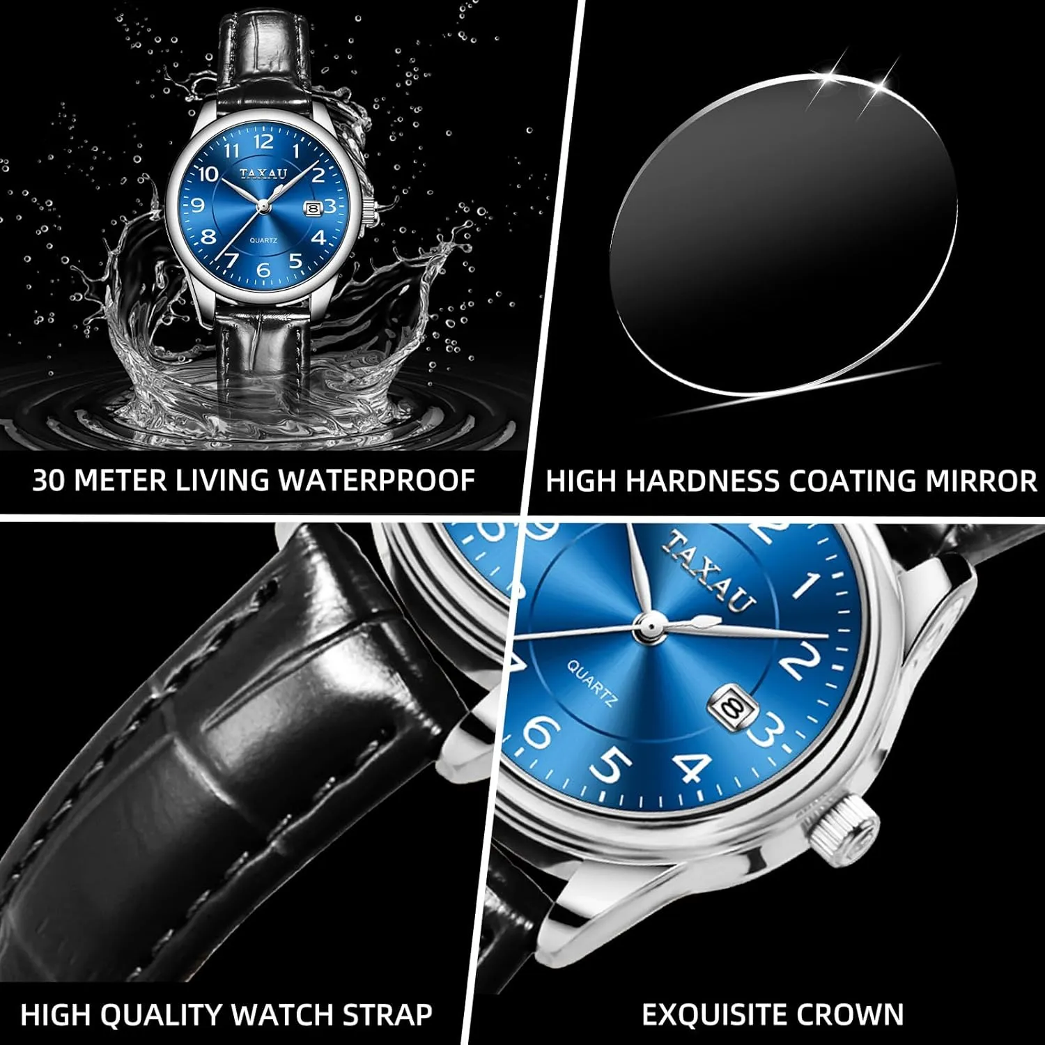 Watches Casual Simple Arabic Numeral Easy to Read Ladies for Women Waterproof Luxury Dress Relojes para Mujer Womens Leather Watch with Date purposely foresight integrity dust hover shovel Womans Watches Leather Band Women's Wrist 