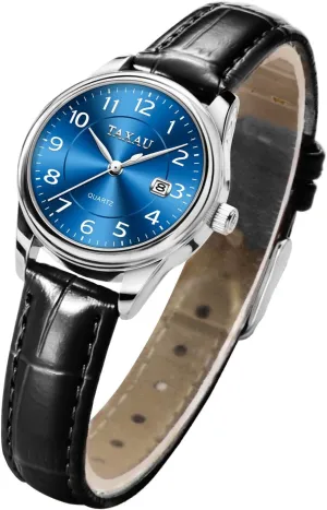 Watches Casual Simple Arabic Numeral Easy to Read Ladies for Women Waterproof Luxury Dress Relojes para Mujer Womens Leather Watch with Date purposely foresight integrity dust hover shovel Womans Watches Leather Band Women's Wrist 