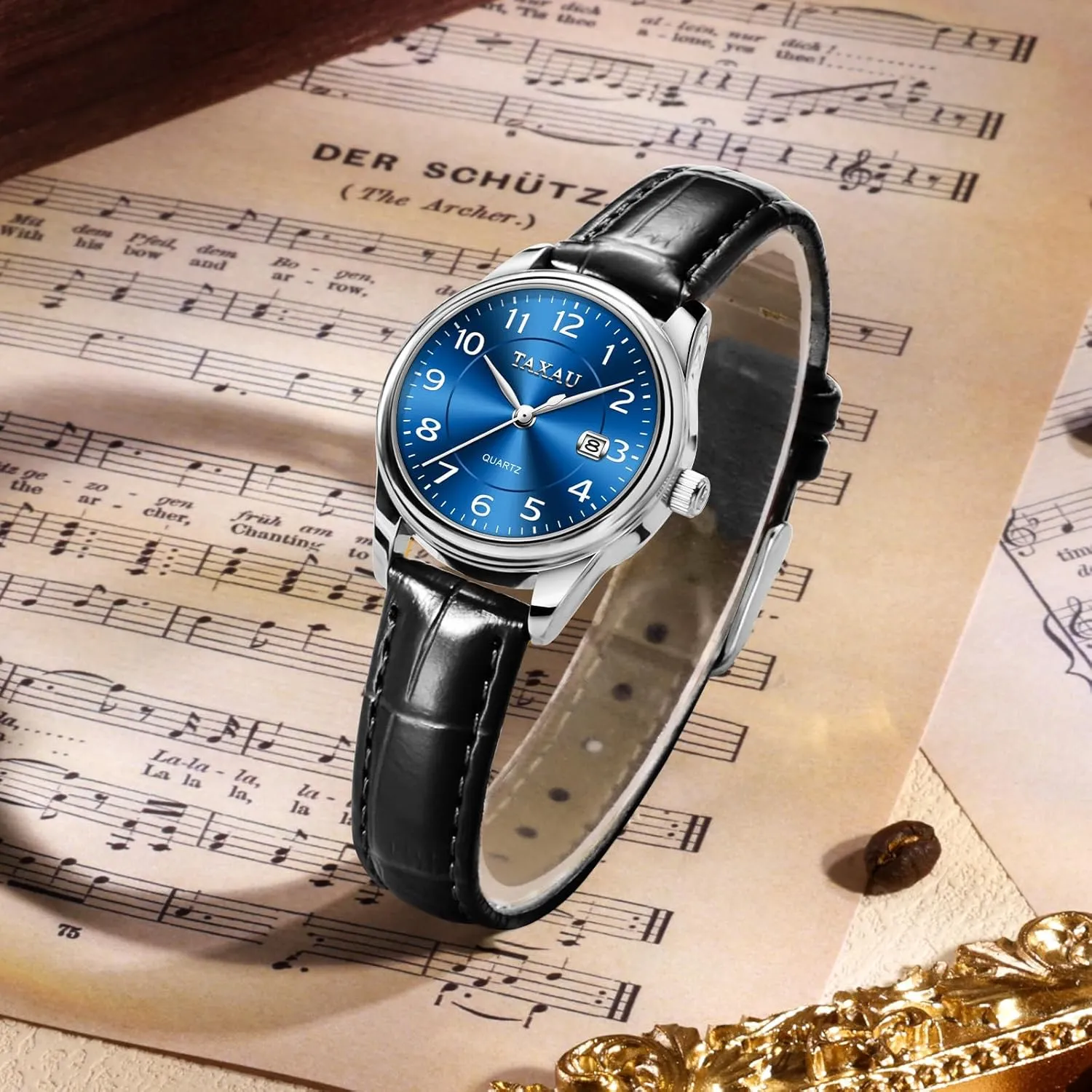 Watches Casual Simple Arabic Numeral Easy to Read Ladies for Women Waterproof Luxury Dress Relojes para Mujer Womens Leather Watch with Date purposely foresight integrity dust hover shovel Womans Watches Leather Band Women's Wrist 