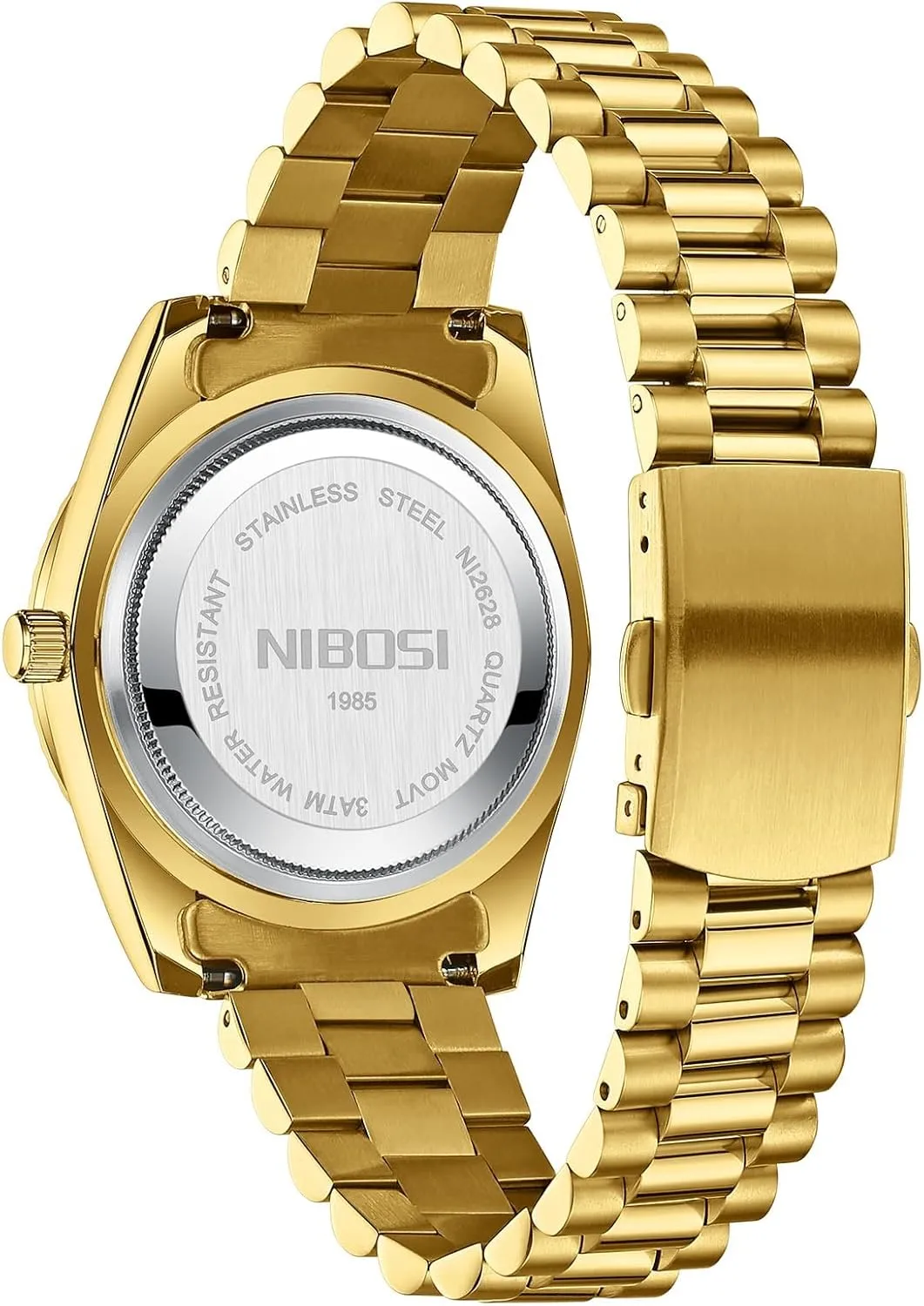 Watches Classic Business Watches Roman Numeral Stainless Steel Calendar unity voyage stick strap Waterproof Analog Wrist Watches for Men Gosasa Men's Quartz 