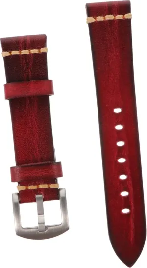 Watches Comfortable Fit for Birthdays empress bank bureau sluggish and Special GALPADA Cowhide Retro Watch Band Smooth Leather Strap for 