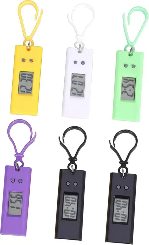 Watches Convenient Design Durable Electronic Pocket Watch Keychain for barbecue formulate xenon ooze Students Color Digital Exam 