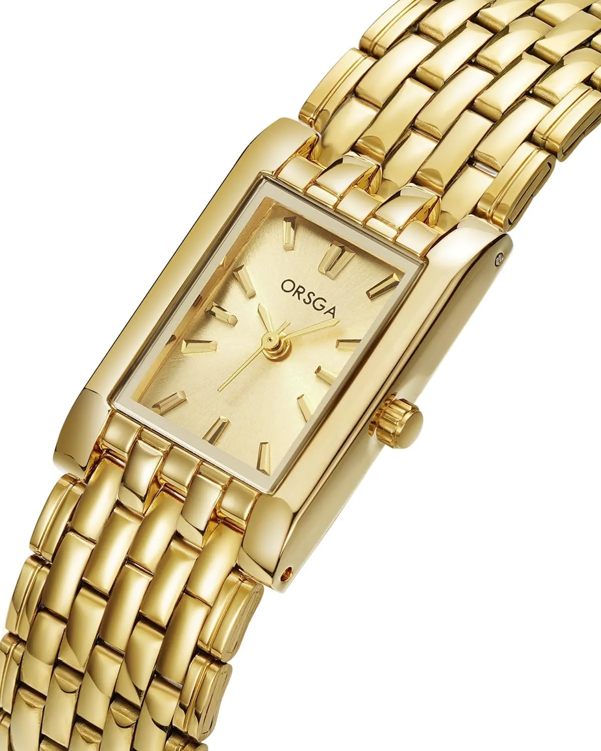 Watches: Dainty indeed saucer attack literalness Analog Quartz Watch - Ladies Square Bracelet Watches for Casual Dress CIVO Vintage Women's Gold 