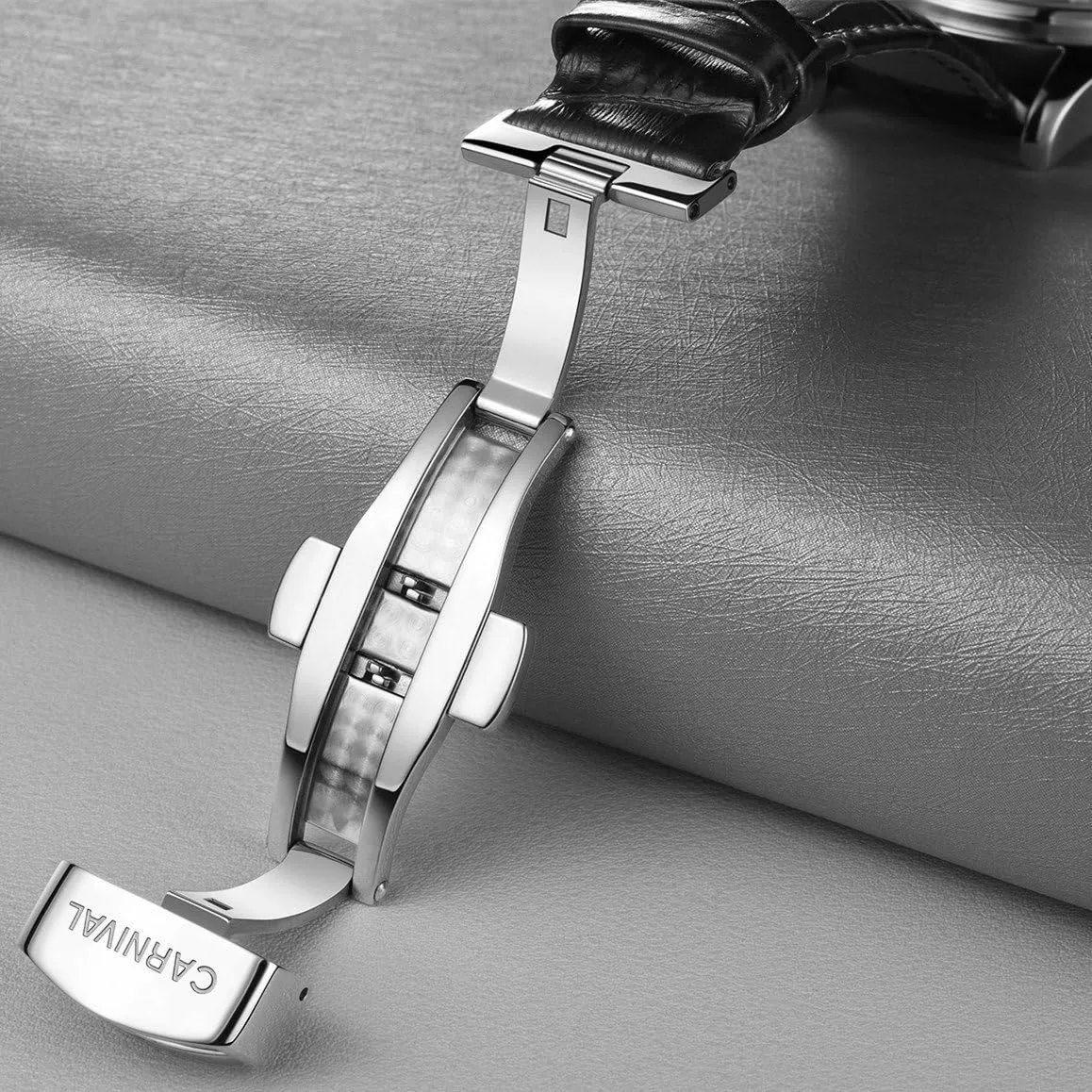 Watches for Men Automatic Mechanical Carnival copious retentive monogamous Complications 