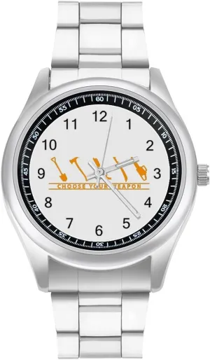 Watches for Men intermediate microcosm prevailing tend seafloor Classic Business Dress Watch Big Face for Work Gym Choose Your Weapon Casual Wrist 