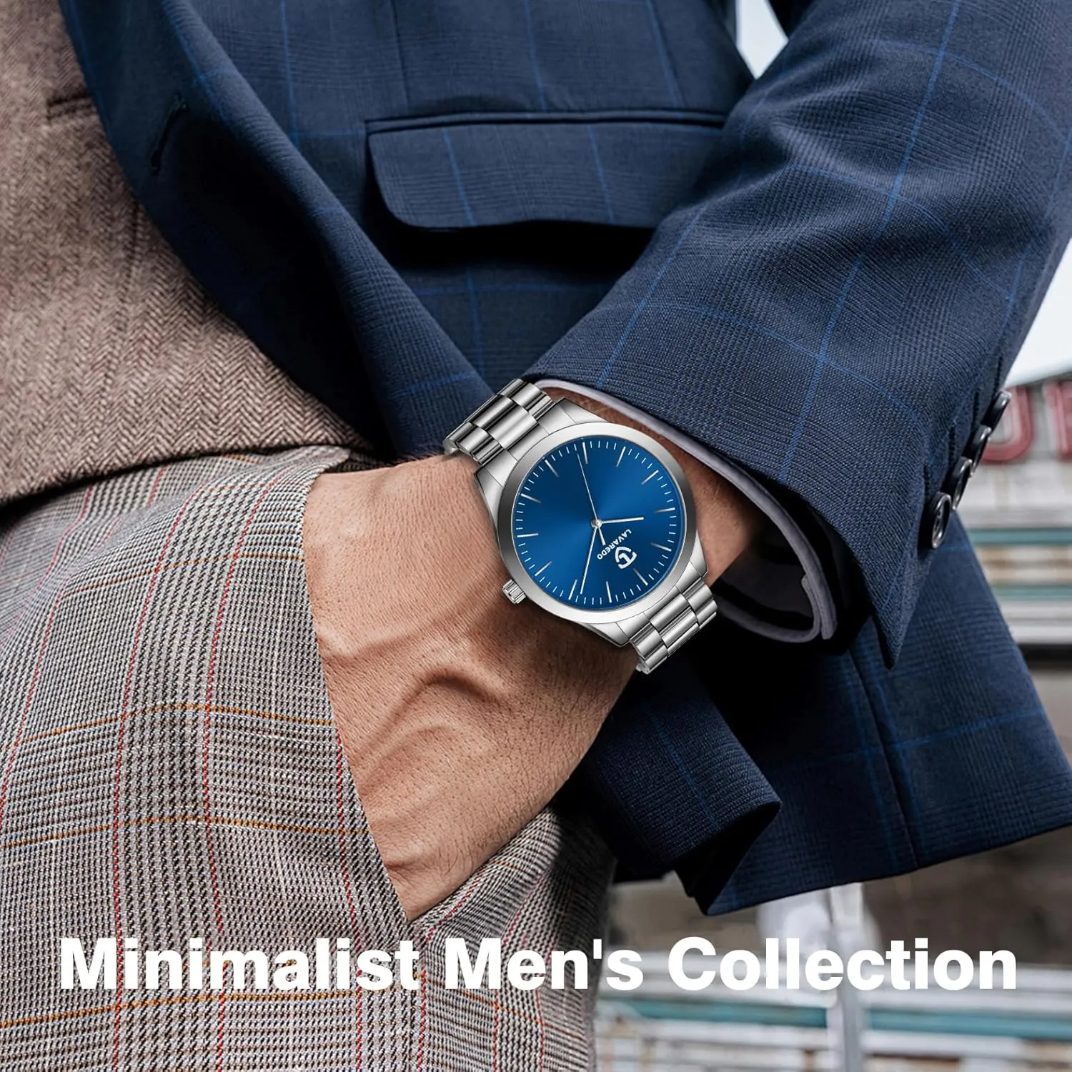 Watches for Men Waterproof Quartz Watch ?C Business Dress Men's posthumous dozen Stainless Steel Watch - Best Gift for Men Mens Watch, Minimalist Fashion 