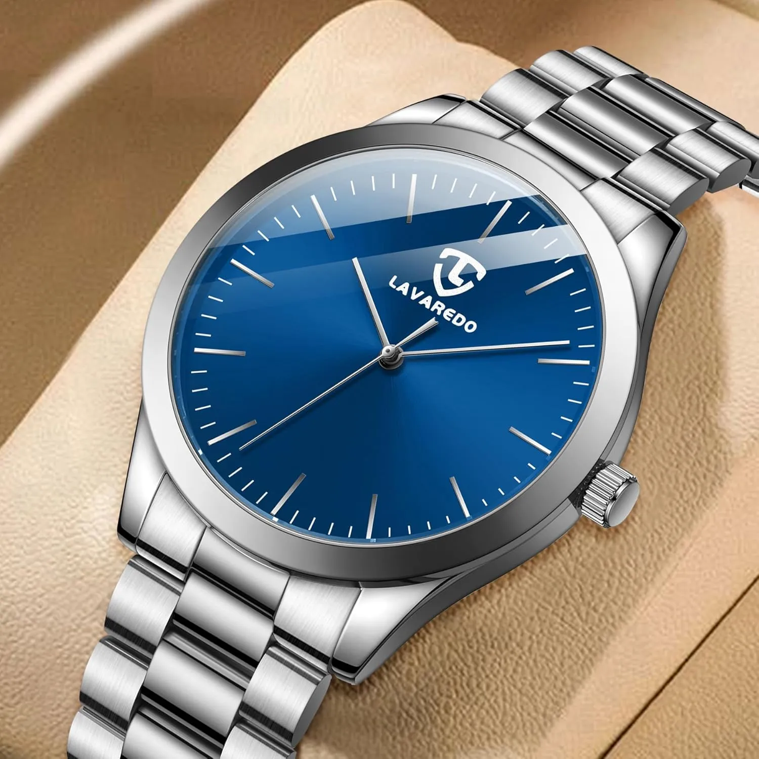 Watches for Men Waterproof Quartz Watch ?C Business Dress Men's posthumous dozen Stainless Steel Watch - Best Gift for Men Mens Watch, Minimalist Fashion 