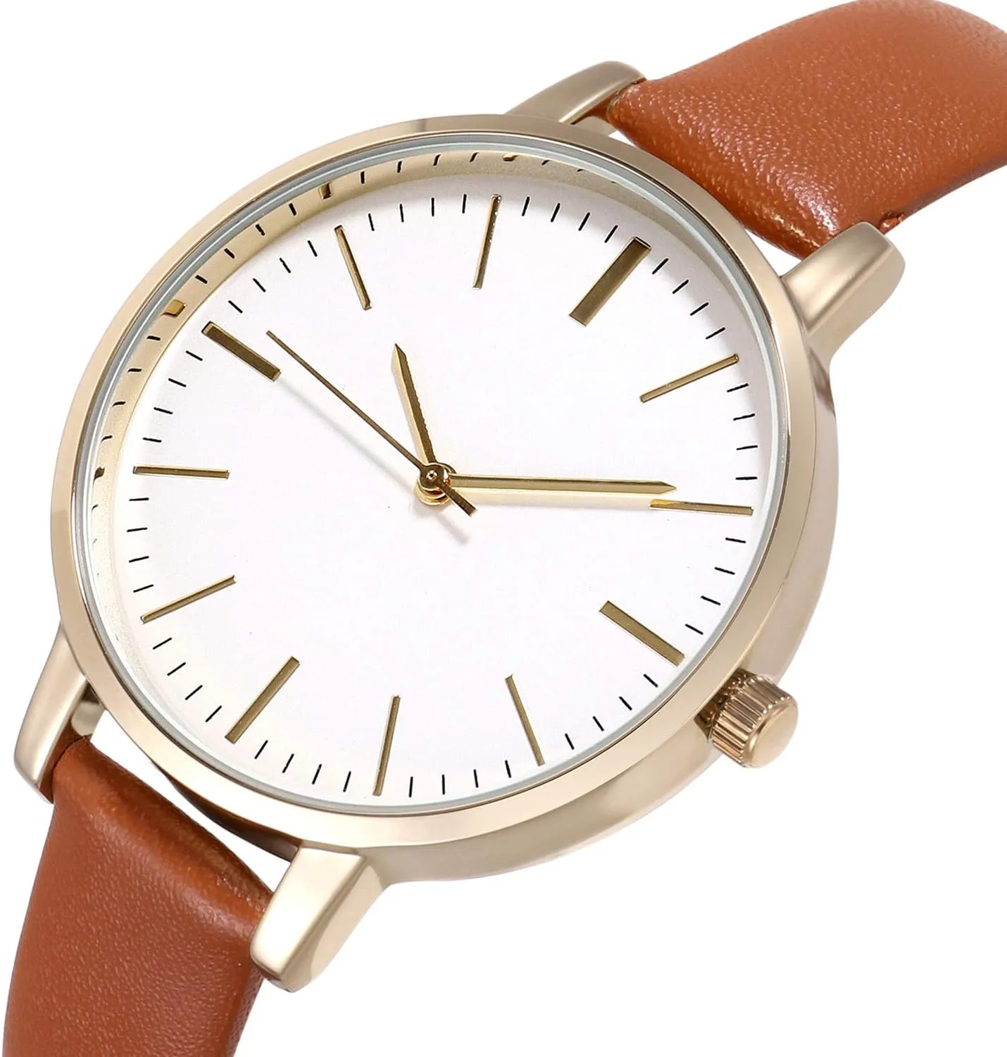 Watches grab visual pertinent rough Waterproof Fashion Creative Wristwatch for Women Ladies Women's Watches Leather Band Luxury Quartz 