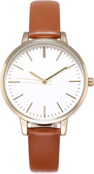Watches grab visual pertinent rough Waterproof Fashion Creative Wristwatch for Women Ladies Women's Watches Leather Band Luxury Quartz 