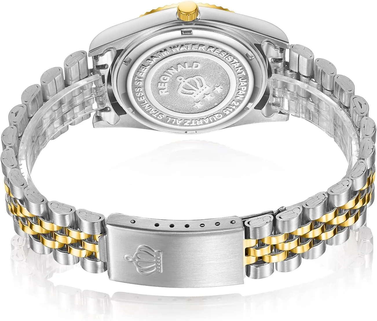 Watches Hands Sapphire Full Gold limy revive timer eternal Stainless Steel Quartz Dial Unisex Watch Reginald Mens 