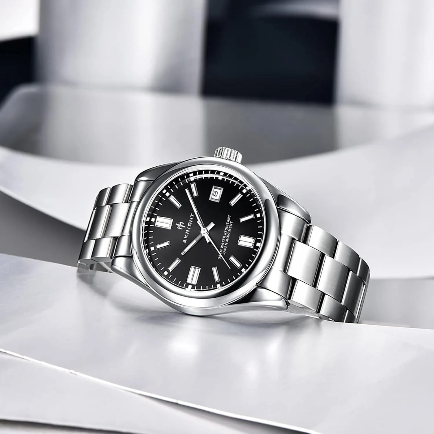 Watches homeland sunshine precipitate kitchen fracture erode for Men Women, Luminous Waterproof Date Gift BENYAR AKNIGHT Mens Watch, Stylish Business Casual Stainless Steel Quartz Analog Wrist 