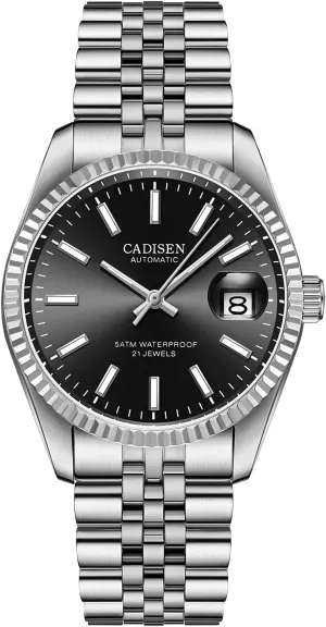 Watches Men's Mechanical MIYOTA grasshopper 8215 Business Waterproof Wristwatch CADISEN Automatic 