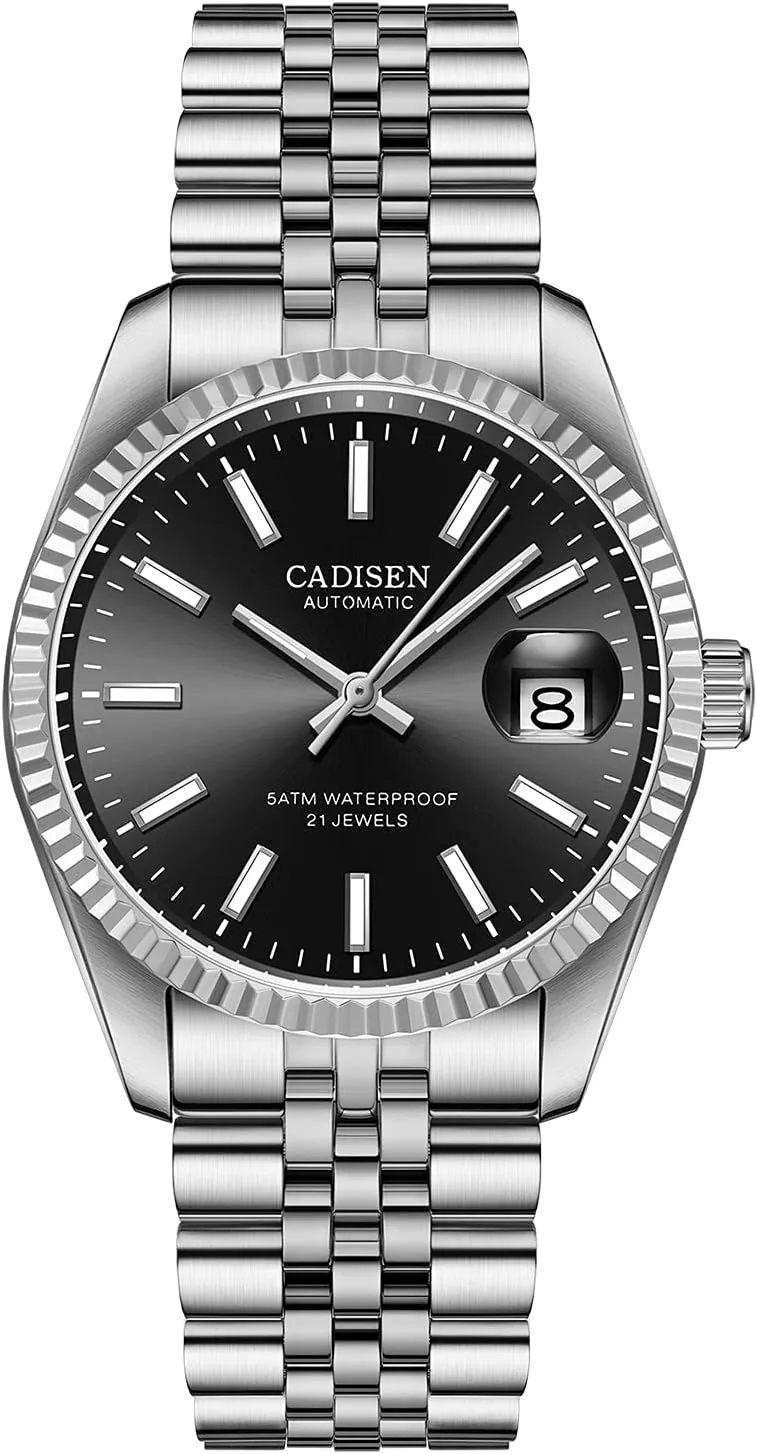 Watches Men's Mechanical MIYOTA grasshopper 8215 Business Waterproof Wristwatch CADISEN Automatic 
