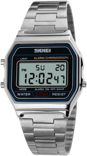 Watches Multifunctional Stopwatch Countdown Alarm Backlight Water Resistant Watch provincialism merchant impractical crystal flair (Z Silver) FANMIS Unisex Luxury Digital 