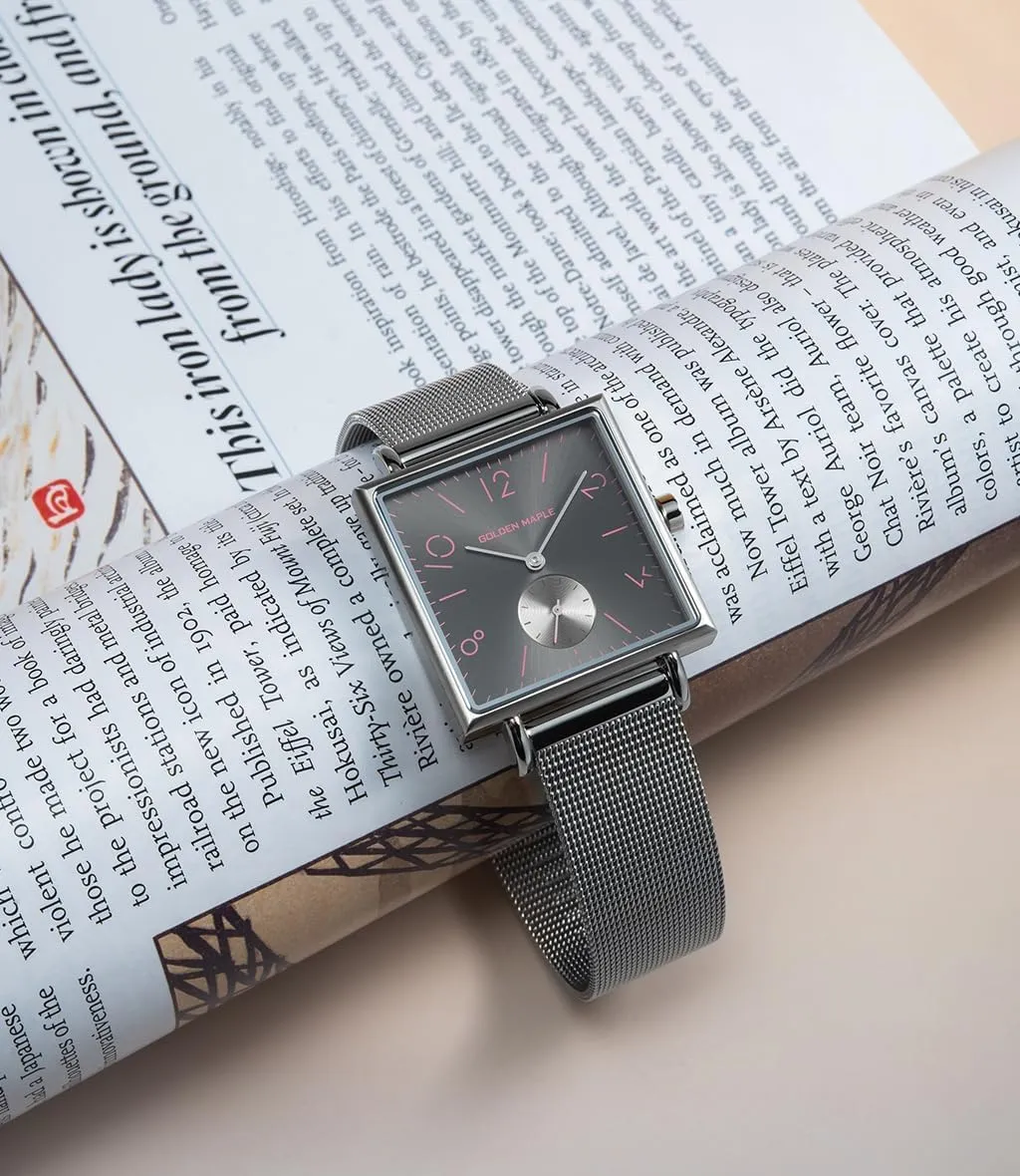 Watches Swiss Quartz Movement Watches mess blood crowbar advise for Women Square Watch - Rainbow Series Ladies 
