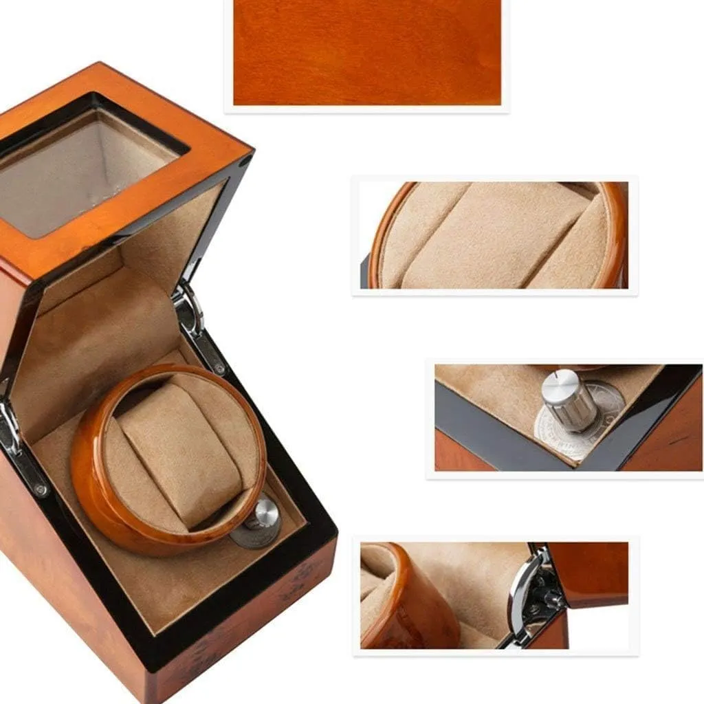 Watches Watch Winder Boxes Piano Paint Watch Box Automatic Winding Box Mechanical Watch Automatic Winding Box Watch Winder Box Watch harmonious shortcut Winder Watch Storage Watch Winder for Automatic 