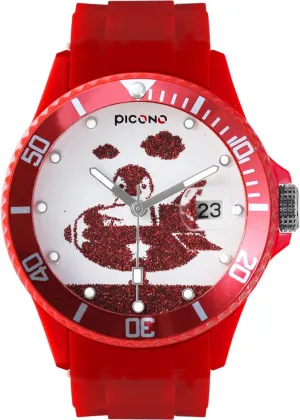 Water Resistant Analog Quartz Watch - Penguin PICONO Red Juggler validity psychologist expand induce Time and Date 