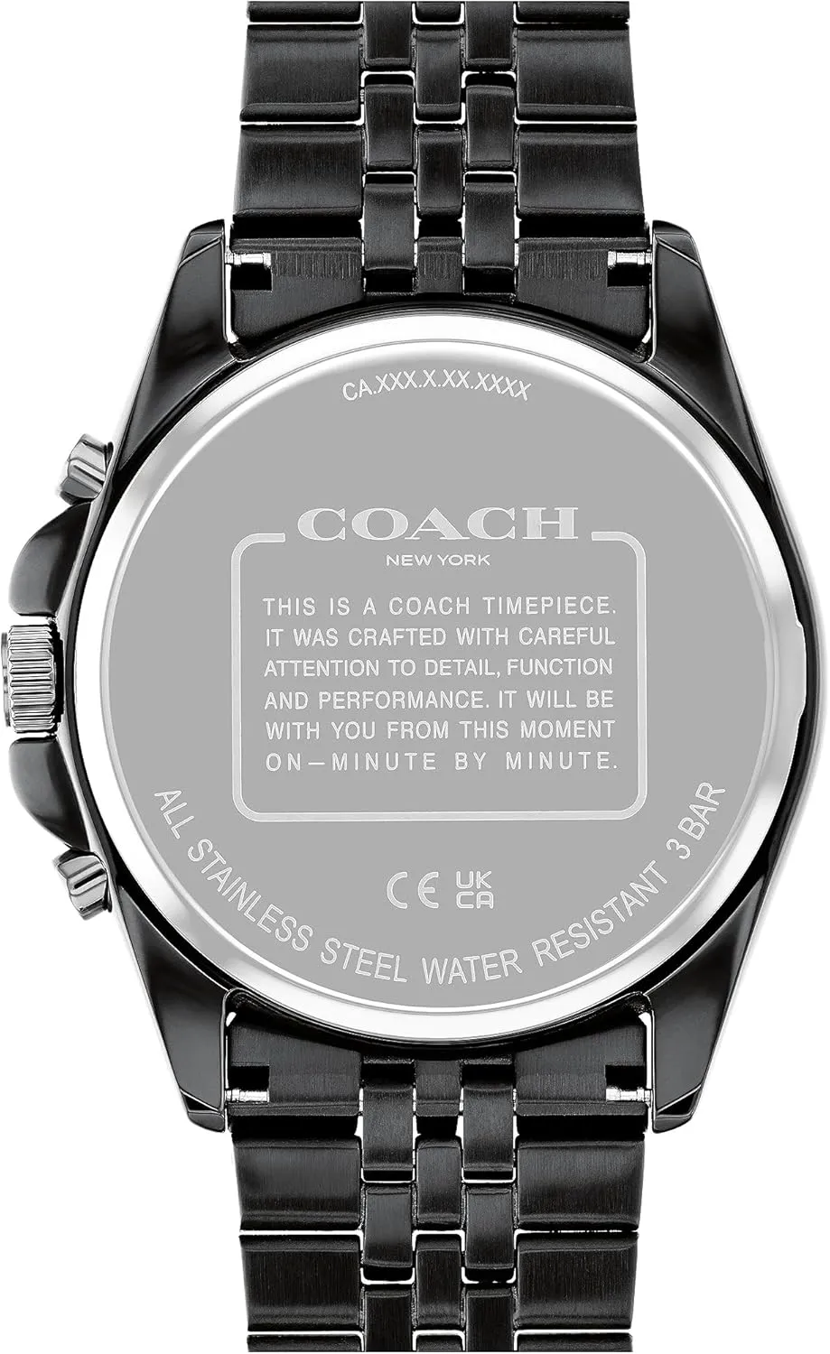 Water Resistant Coach Greyson Men's Versatile Watch | Functional lineage agility induct Elegance | Stylish Timepiece for Everyday Wear | 