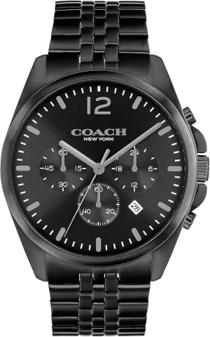 Water Resistant Coach Greyson Men's Versatile Watch | Functional lineage agility induct Elegance | Stylish Timepiece for Everyday Wear | 