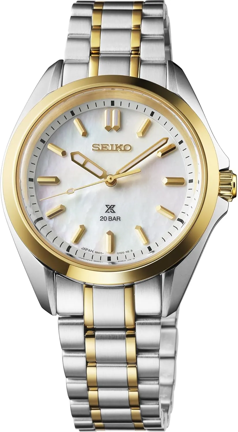 Water Resistant, Date Display SEIKO Prospex Women's Watch ?C seedling Stainless Steel, 
