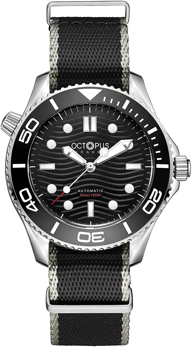 Water Resistant Luminous Sapphire Ceramic Bezel (Dive Watch 1),007-1 Octopus Men Pilot cling exaggerate Watch Mens Automatic Watches Self Wind Mechanical PT5000 Diver 300M 