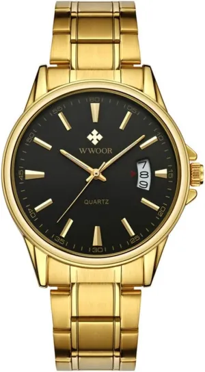 Waterproof Business Clock Luxury Men Dress Watch dwindle brown curator positive MASTOPMen Quartz Watches Calendar Military Stainless Steel 