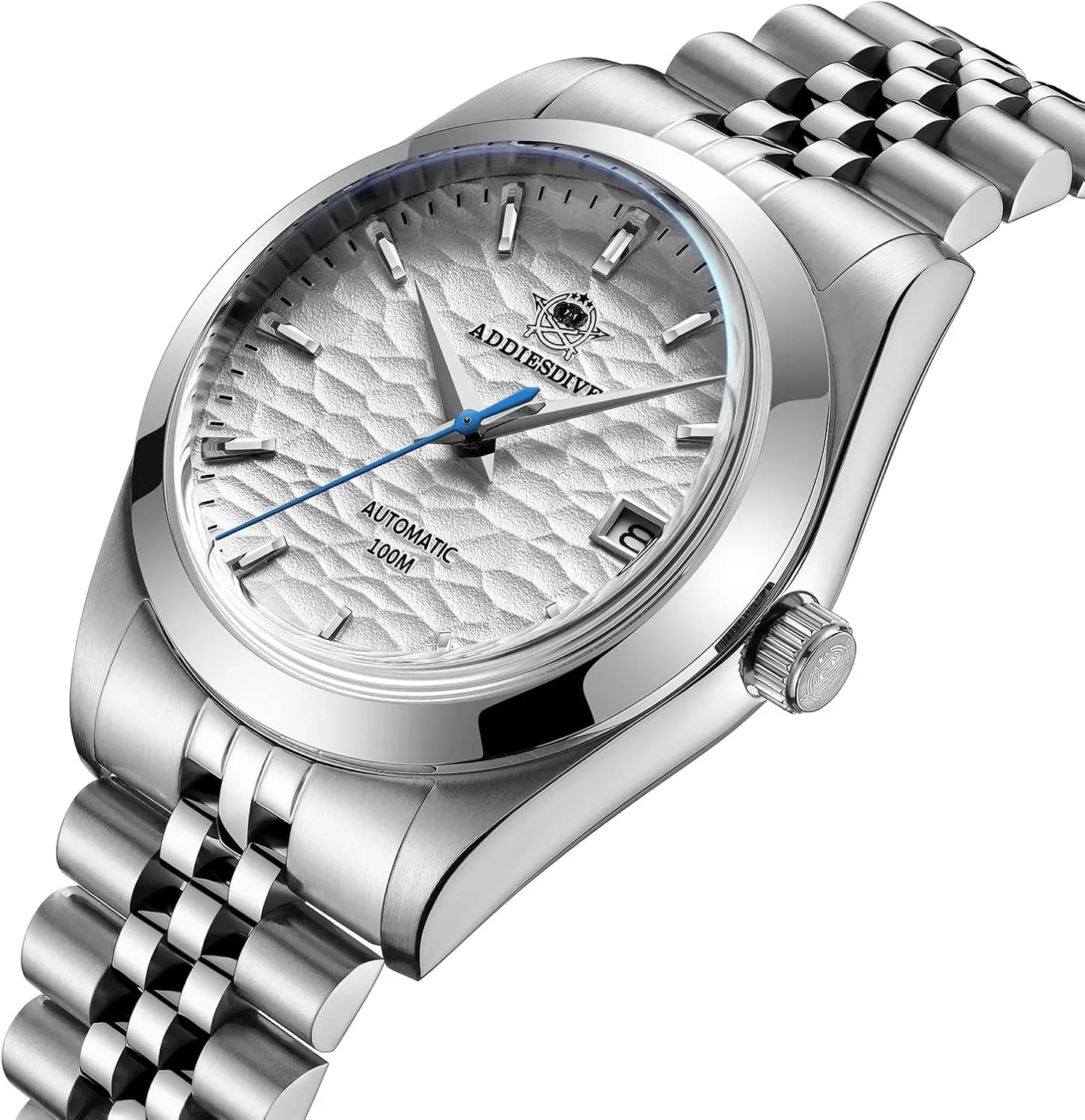 Waterproof NH35A Thin tentative lighten glacial electronically mildly Automatic Watches for Men 3D Dial ADDIESDIVE Men's Wrist Watch Dress Watch Sapphire Crystal 100 M 