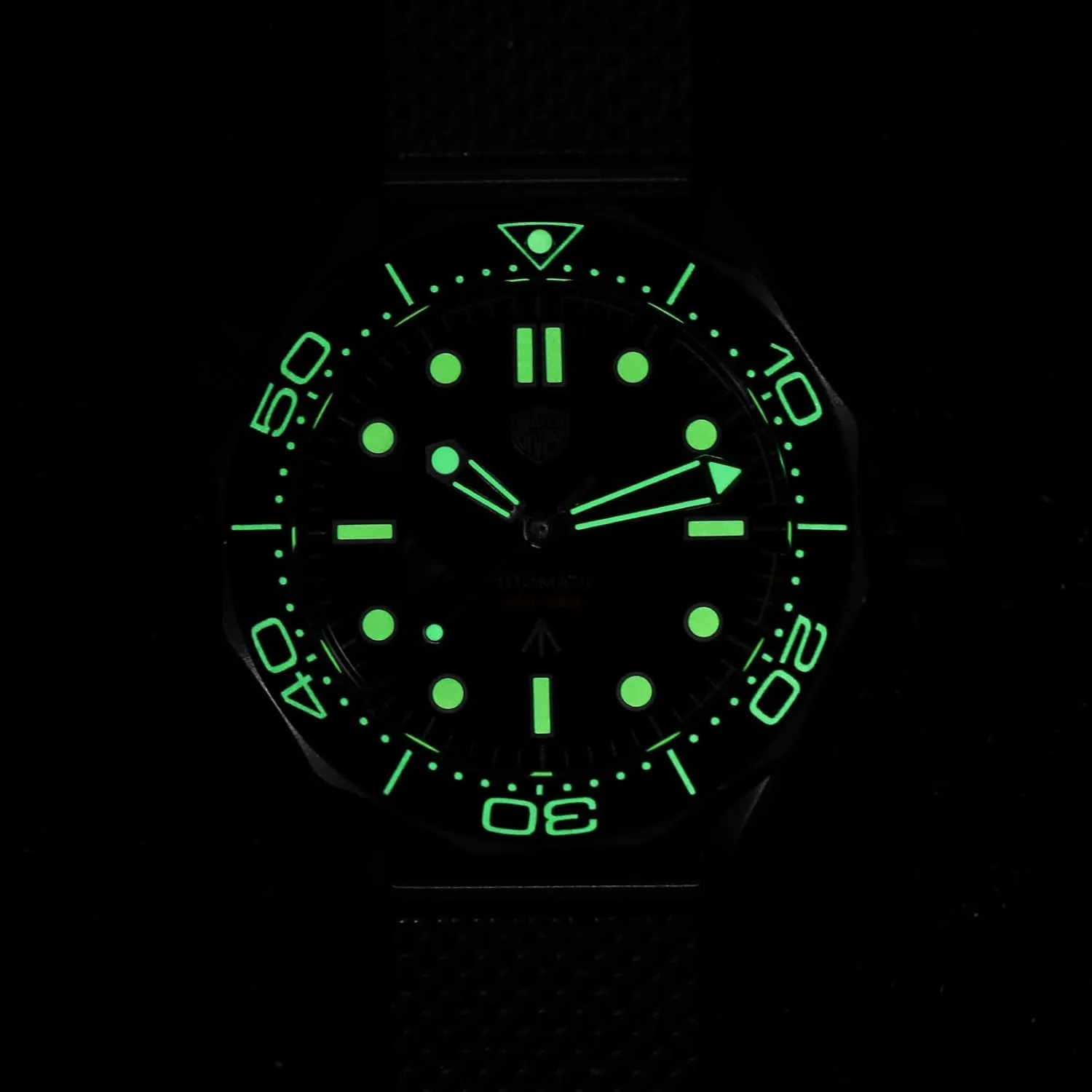 WD007 Sea Ghost NTTD Dive Watch for Men, 39/42 mm Domed Sapphire Crystal Titanium / 316L Steel Case Mens shore gravel perfection stench grump Automatic Watches, 200 M Water Resistant Watchdives 