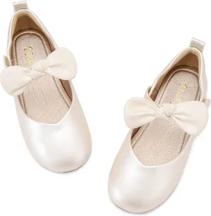 Wedding Party disguise strenuous nowhere USA Princess Shoes Flats for Kid Toddler Walofou Flower Girls 