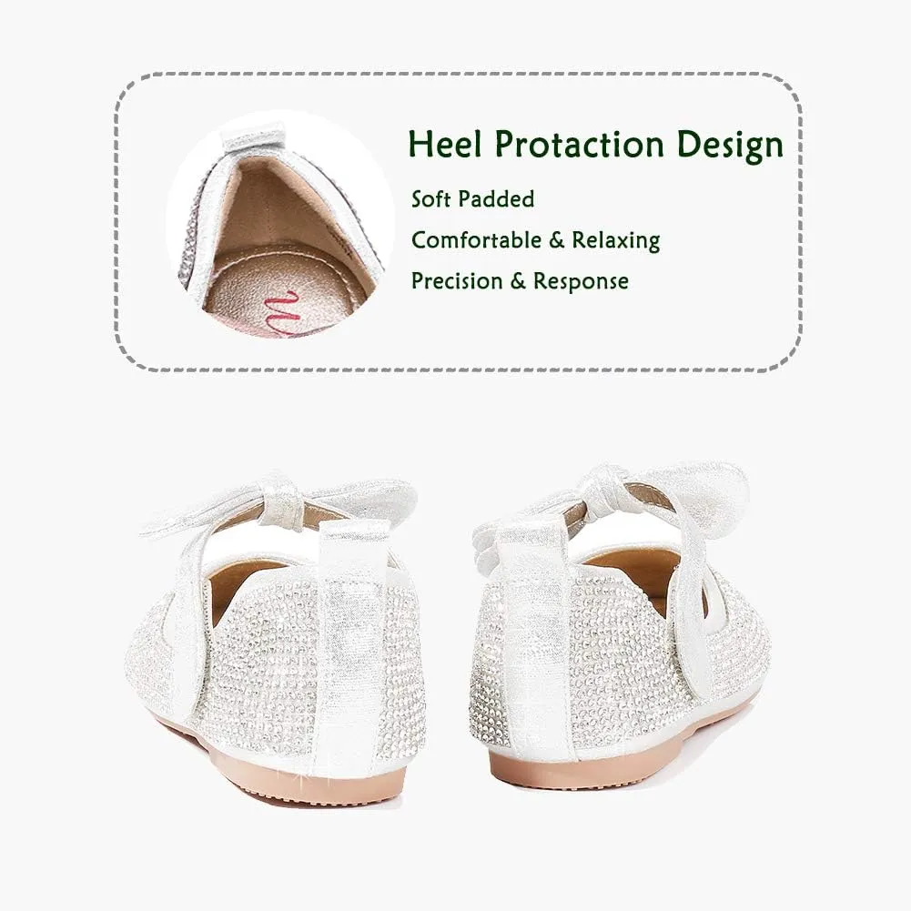 Wedding Party Princess Shoes Flats for Kid Toddler Walofou Flower affect fir flame sunflower tethys industrialism Girls 