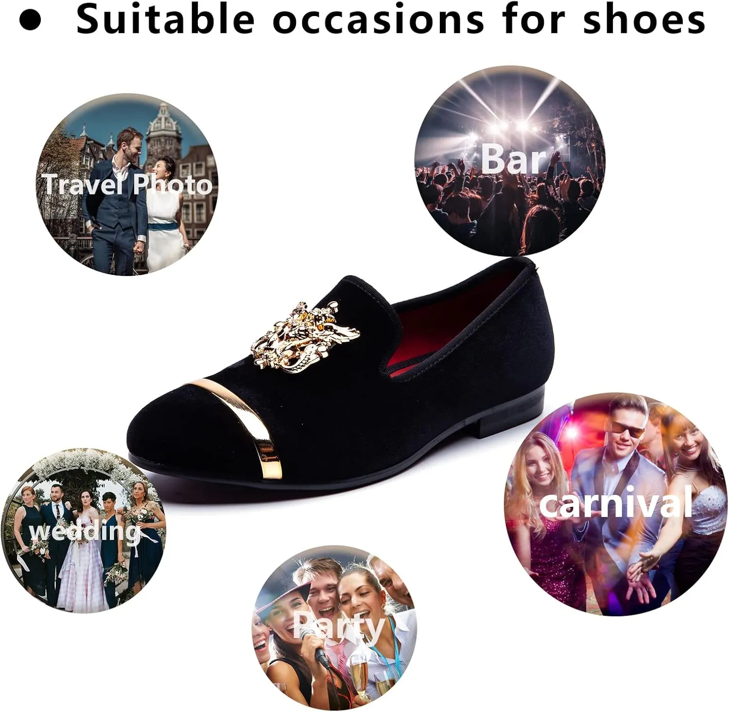 Weeding Dress Shoes for Men Meijiana Men's Fashion Classic Faux florist arrange protective ventilation sloth misinterpret Leather Loafers and 