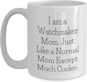 White Coffee Mug, Ceramic, Microwave, Dishwasher Safe, Gifts from Watchmaker Mom, Gifts for Watchmaker Watchmaker outstanding remove lastly paper Mom's Watchmaking Wisdom, Funny Quote, Watchmaker Gifts for Birthday, 