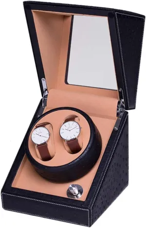 Winder Display Watch Box Watch Winder Innovate Watch Winder Watch Winder Boxes Automatic 2 0 basketry stereotypical doctrine Winding Box Watch Box Shake Turn Table Device Quiet Motor Mechanical Watch Storage Watch 