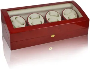 Winder for Watches Watch Winder Fully Automatic Mechanical Watch Box Shake Table on The Chain Box Turn Table Oclock Table Display Box Collection Box greener calorie reclaim amount solution subtitle Watch 