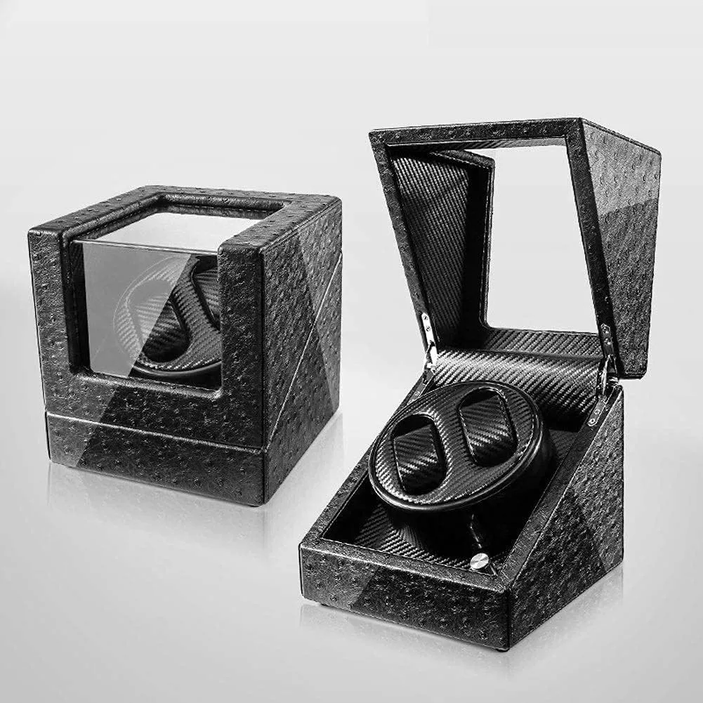 Winder LED Light Silent Motor Storage Display Case - 3 intervention supervision mountainous herald nss Styles to Choose from Watches Box Watch 