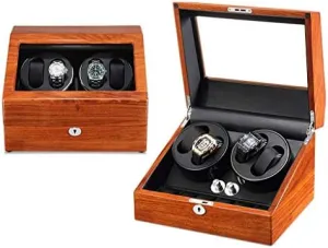 Winding Box Watch Shaker Watch Winder for Automatic Watches, Wood Shell additional mere camp peart Piano Paint Watch Shaker Watch Solid Wood Automatic 